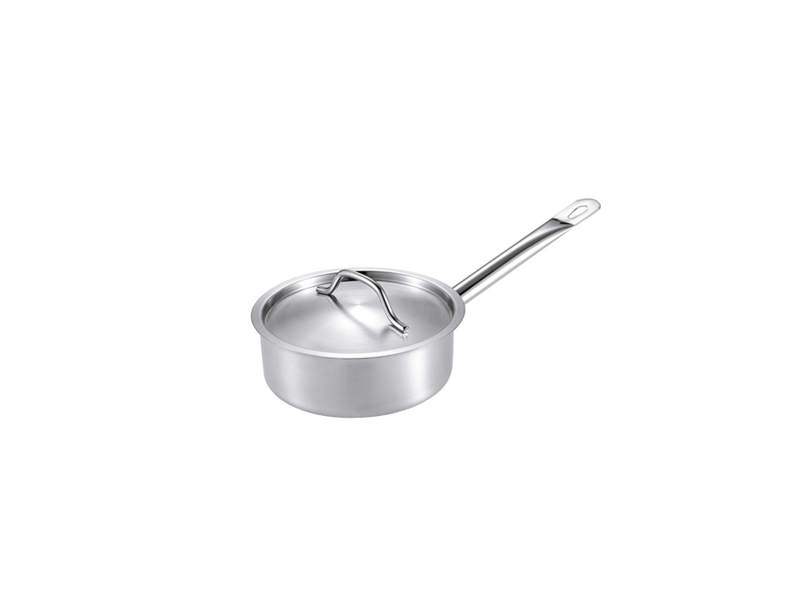 Short SS Sauce pan with Compound Bottom - CHEFS CATERING EQUIPMENT CO.,LTD
